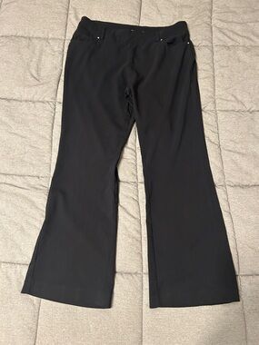 Classic Black Wide-Leg Women's Pants